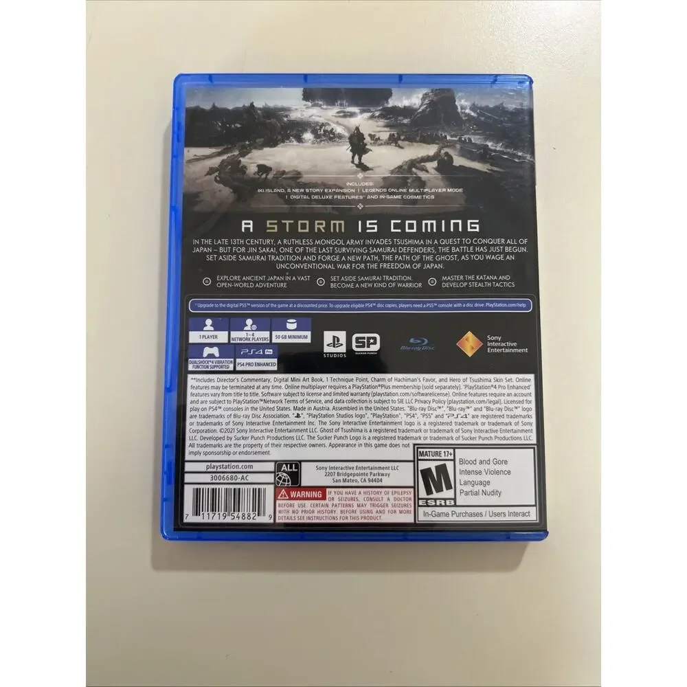 Ghost of Tsushima Director's Cut - Sony PlayStation 4 Game